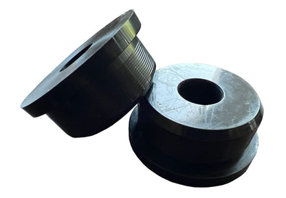Set of six Jack Spania Racing poly insert engine mounts and bushings for Honda Civic and CR-V, durable suspension parts.