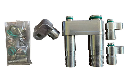 K Series K20 K24 RSX Type S R DC5 EP3 AC Hose Conditioner Fittings Adapters A/C - Jack Spania Racing