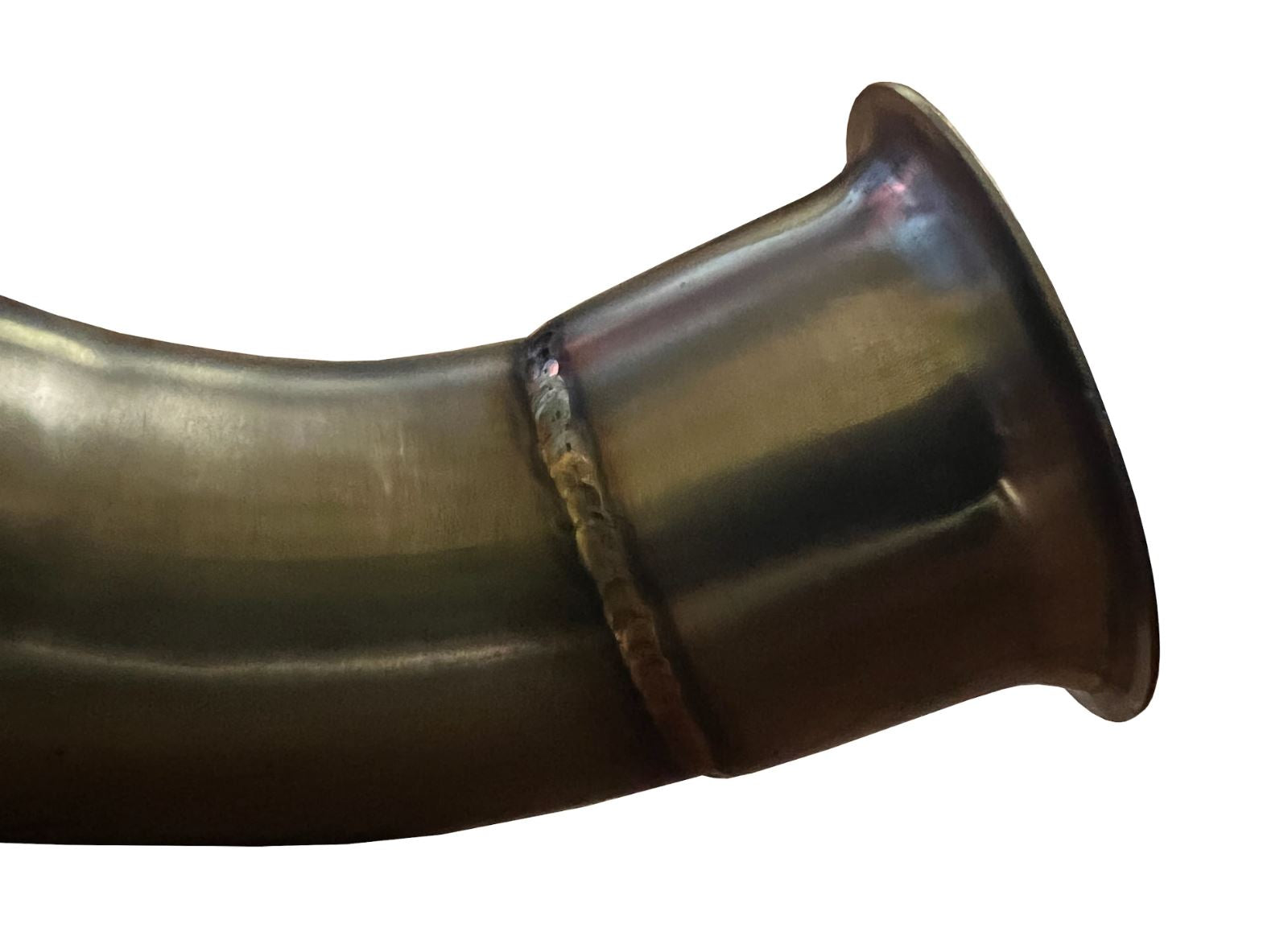 304 stainless steel down pipe for Mercedes C200, C250, C300 W205 GLC 250 RWD from Jack Spania Racing, exhaust part with shiny finish