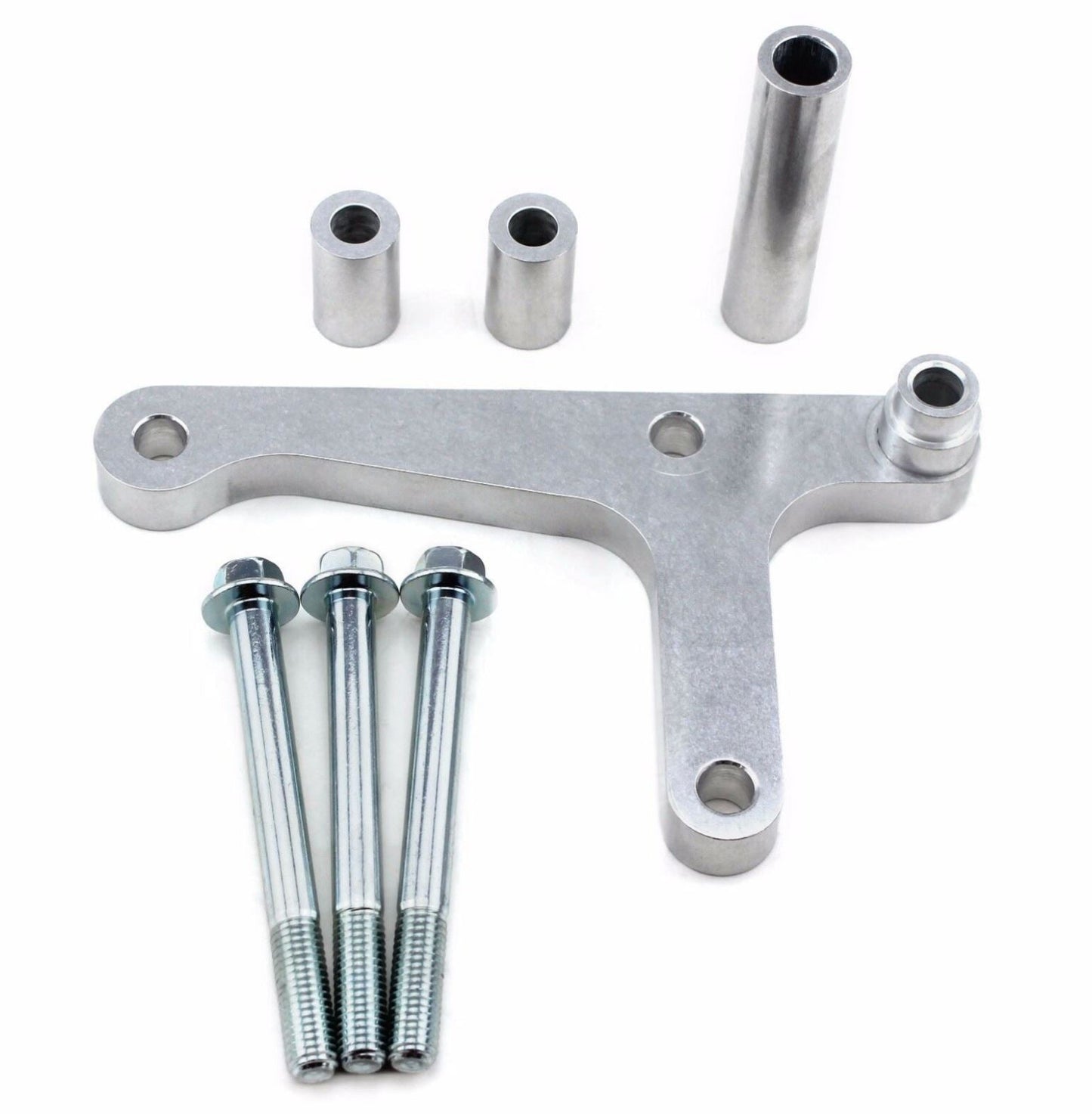 Low mount LS truck alternator bracket by Jack Spania Racing for LSX, LS1, LS2, LS3, 5.3, 6.0 LQ4, LQ9 engine swaps