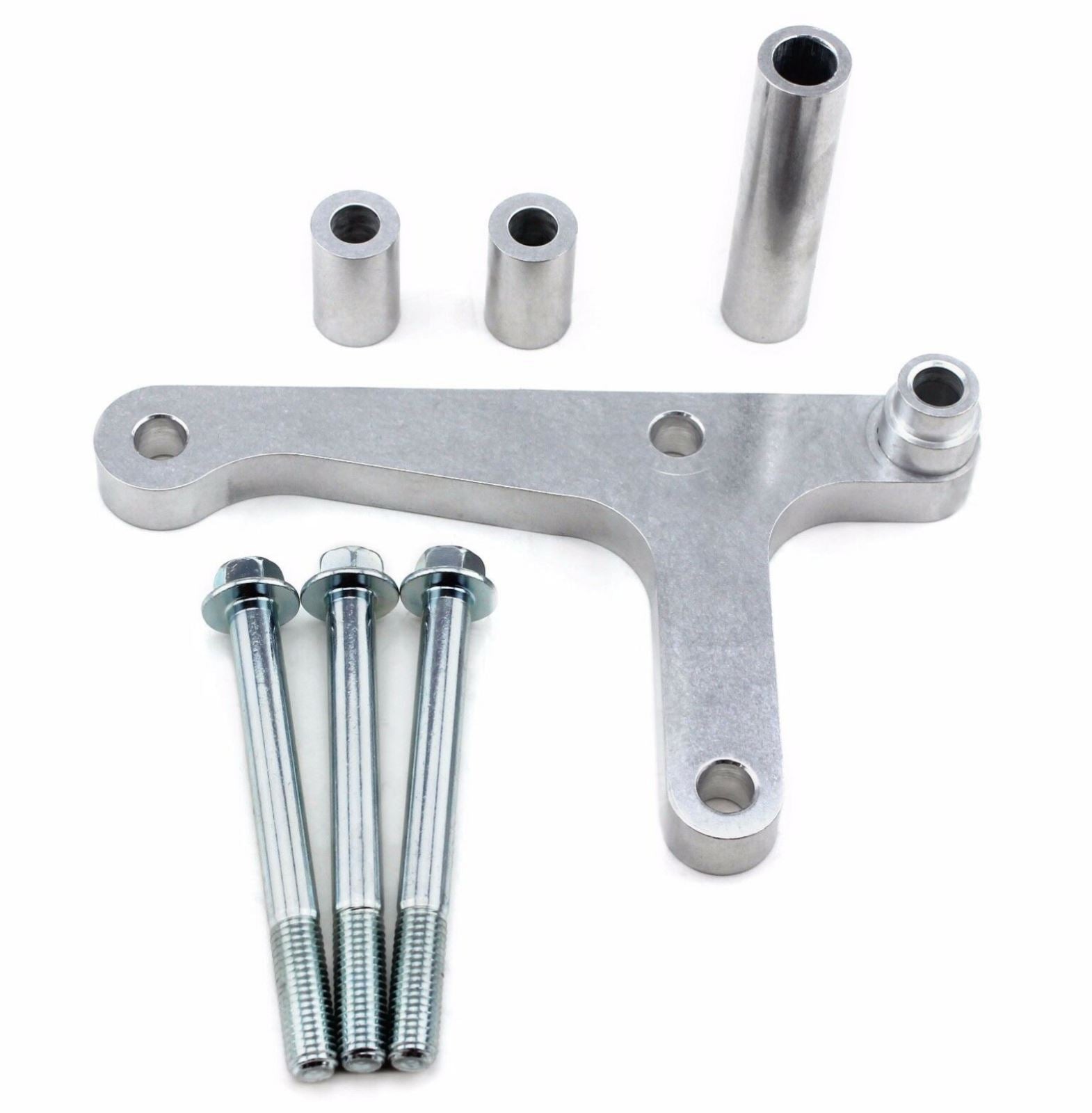 Low mount LS truck alternator bracket by Jack Spania Racing for LSX, LS1, LS2, LS3, 5.3, 6.0 LQ4, LQ9 engine swaps