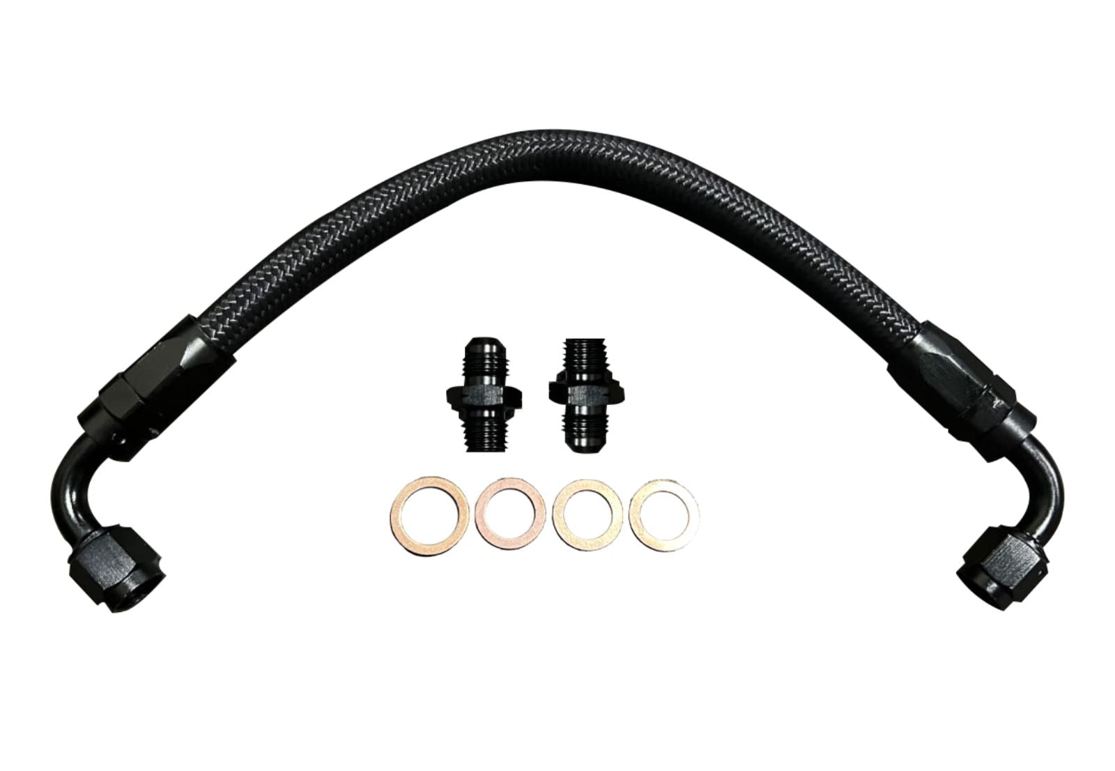 Jack Spania Racing braided loop hose for Acura Honda RSX Type S DC5 EG EK power steering block delete line suspension part