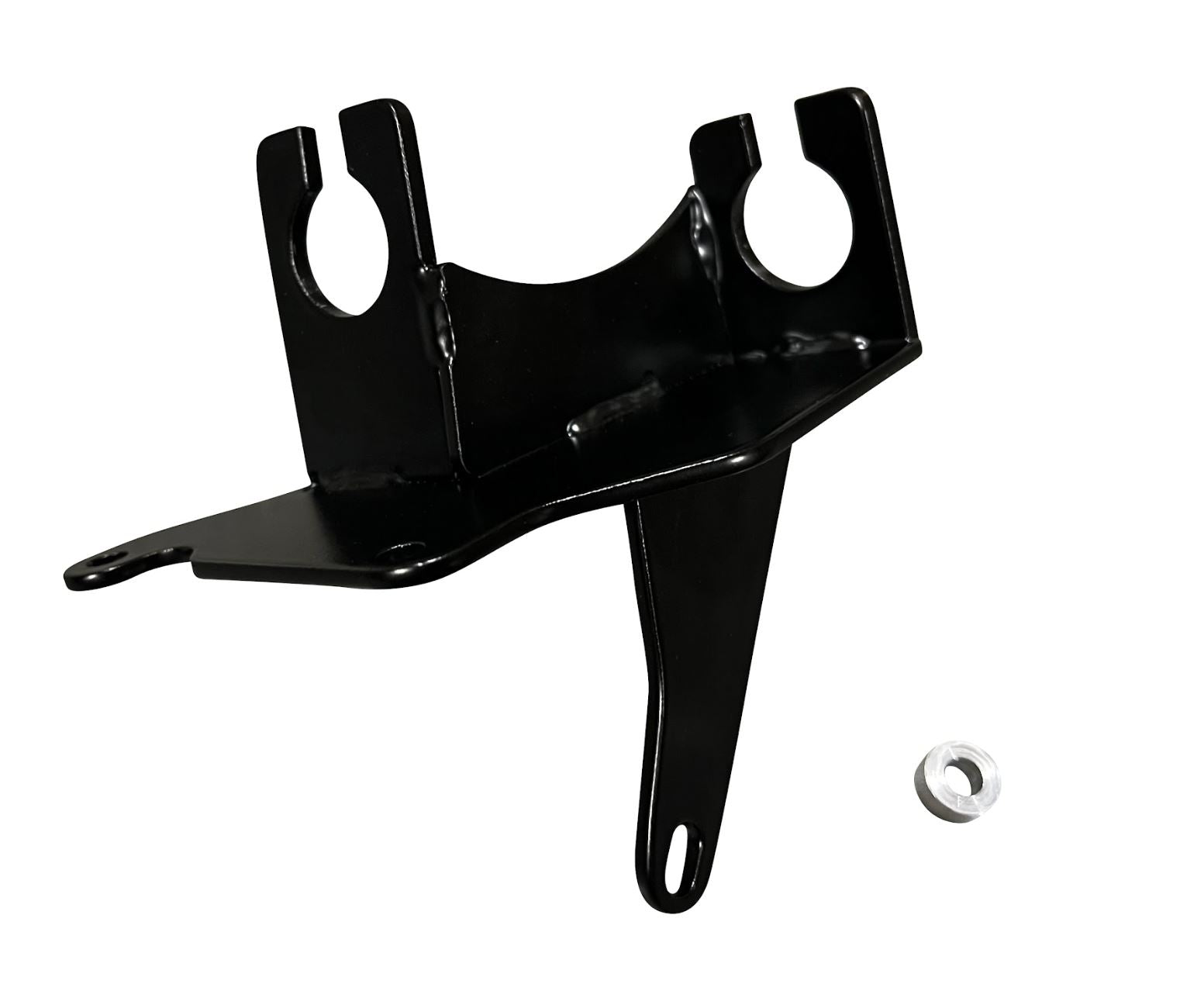 Jack Spania Racing K Series MR2 swap transmission bracket with shifter cables for K20 K24 engines on SW20 and AW11 models.