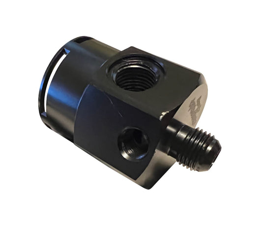 Jack Spania Racing VW Audi 1.8T fuel pressure regulator FPR housing adapter for remote mount in Golf and Jetta engines