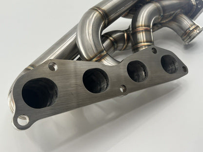 Jack Spania Racing K Series Sidewinder manifold for K20, K24, T3, K swap, compatible with EG, EK Civic, Integra, DC2, RSX Si engine.