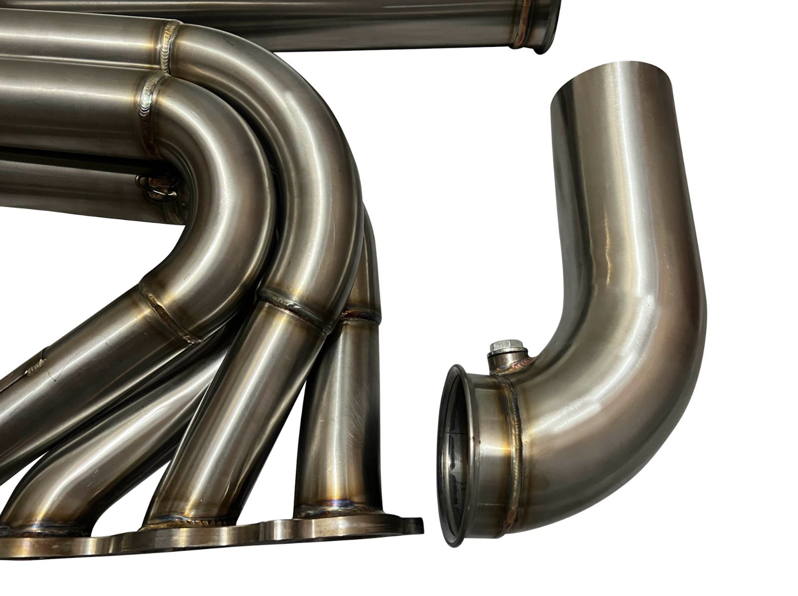 Jack Spania Racing K Series K20 K24 non-lean hood exit 4-1 megaphone race header for Honda Civic EG EK DC2 engines.