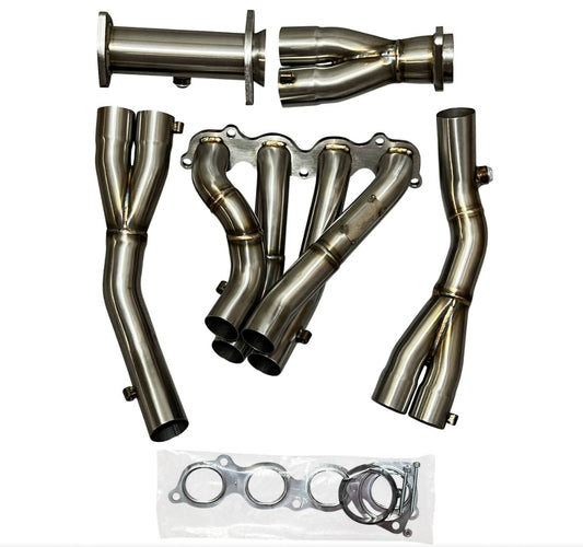 Jack Spania Racing K20 Z3 06-11 Honda Civic Si FG1 FD FA K-Series 2.5" Tri-Y header exhaust engine part