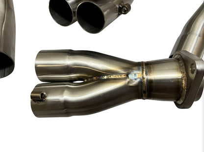 Honda Civic Si K20 K20Z3 06-11 engine header exhaust by Jack Spania Racing, 2.5-inch tri-Y design for 8th gen 2.0L FA5.