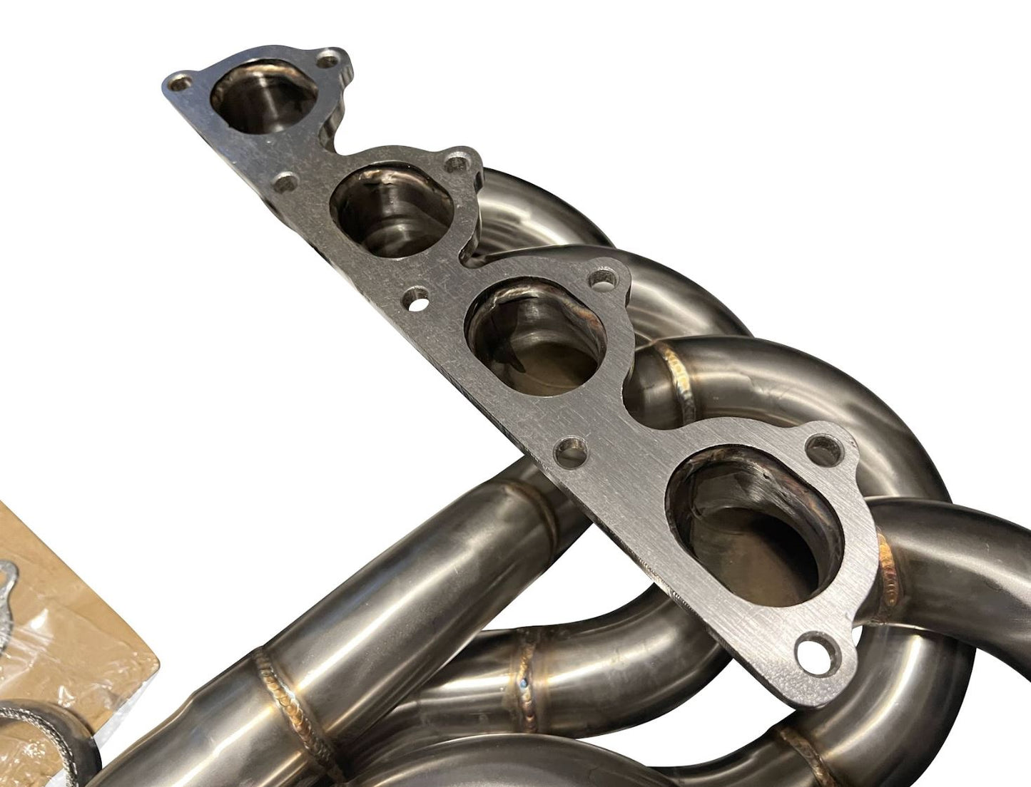 Jack Spania Racing B Series Ramhorn 4-1 header for Honda B16 B18 B20, EG, DC, and Acura Civic Integra DC2 exhaust part.
