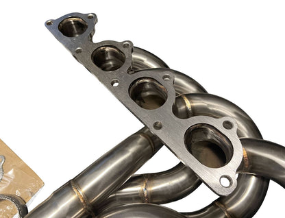 Jack Spania Racing B Series Ramhorn 4-1 header for Honda B16 B18 B20, EG, DC, and Acura Civic Integra DC2 exhaust part.
