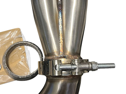 Jack Spania Racing B Series Ramhorn 4-1 header for Honda B16 B18 B20 engines on Acura Civic Integra DC2, exhaust part.
