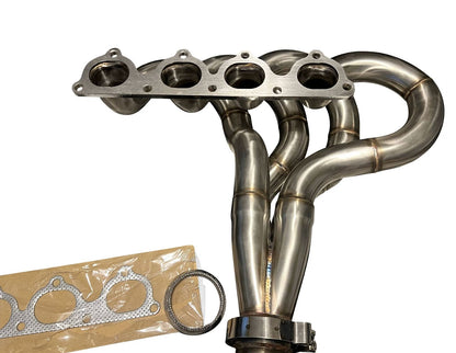Jack Spania Racing B Series Ramhorn 4-1 header for Honda B16 B18 B20 engines, compatible with Acura Civic Integra DC2 exhaust parts