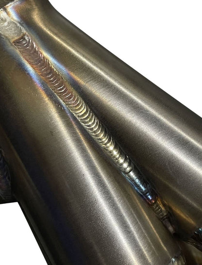 Jack Spania Racing K Series Sidewinder manifold for K20, K24, T3, T4 turbo, fits Honda Civic, Integra, CRX, and EK, EF models.