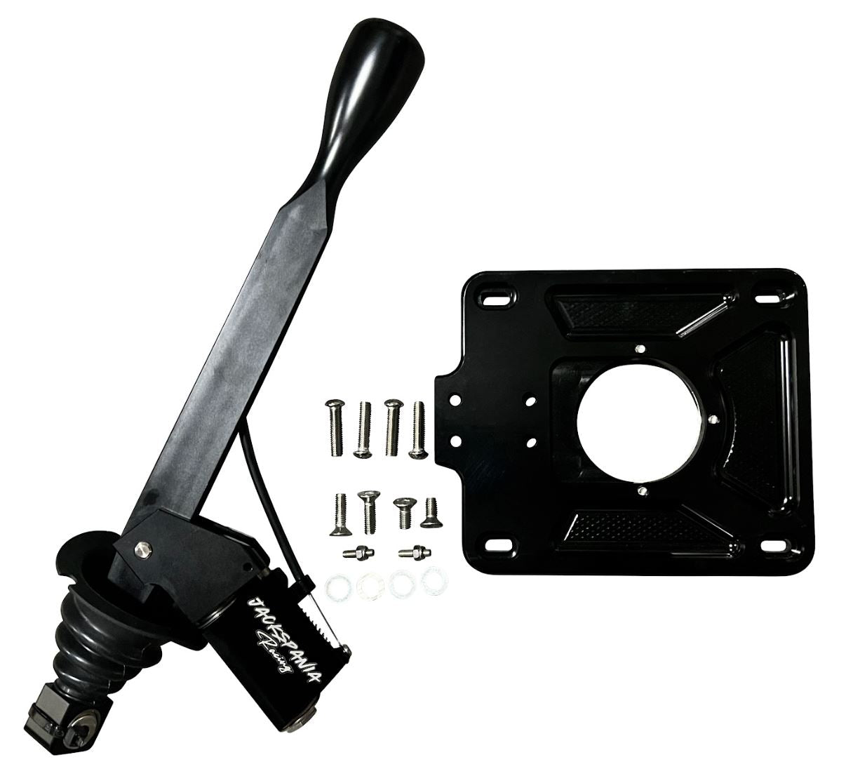 Billet short shifter box for Nissan 350Z, Infiniti G35, and Fairlady Z33 6-speed transmission from Jack Spania Racing.