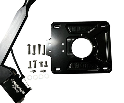 Jack Spania Racing billet short shifter box for Nissan 350Z and Infiniti G35 6-speed transmission with lockout feature.