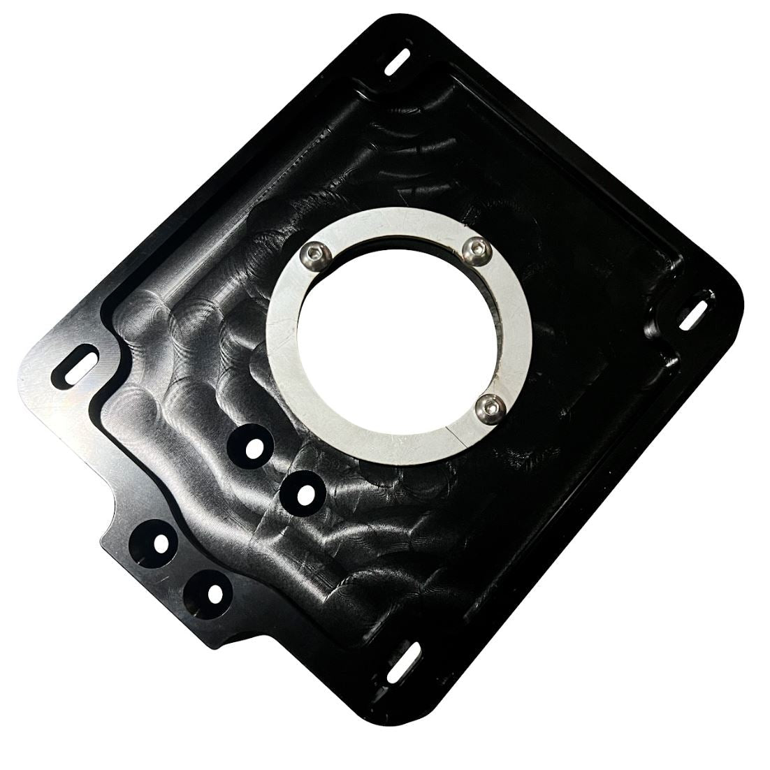 Billet short shifter box for Nissan 350Z, Infiniti G35, and Fairlady Z33 6-speed transmission, by Jack Spania Racing.