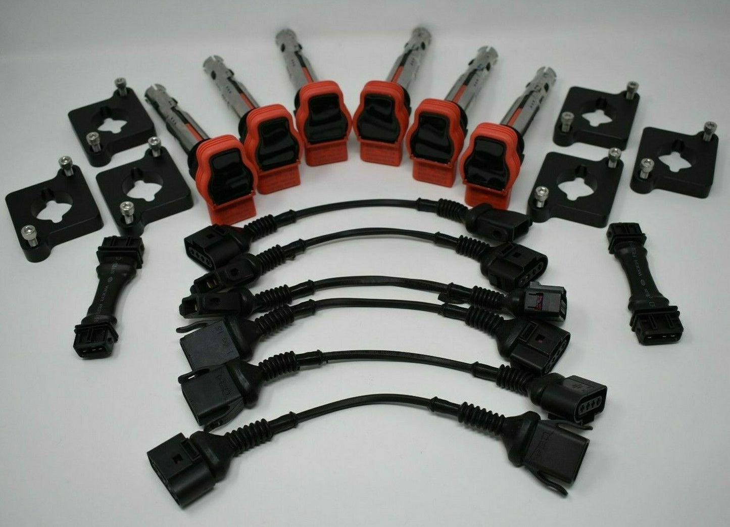 Audi 2.7T coil conversion harness and ICM removal kit with coilpack plates for S4 RS4 B5 2.7T engines by Jack Spania Racing