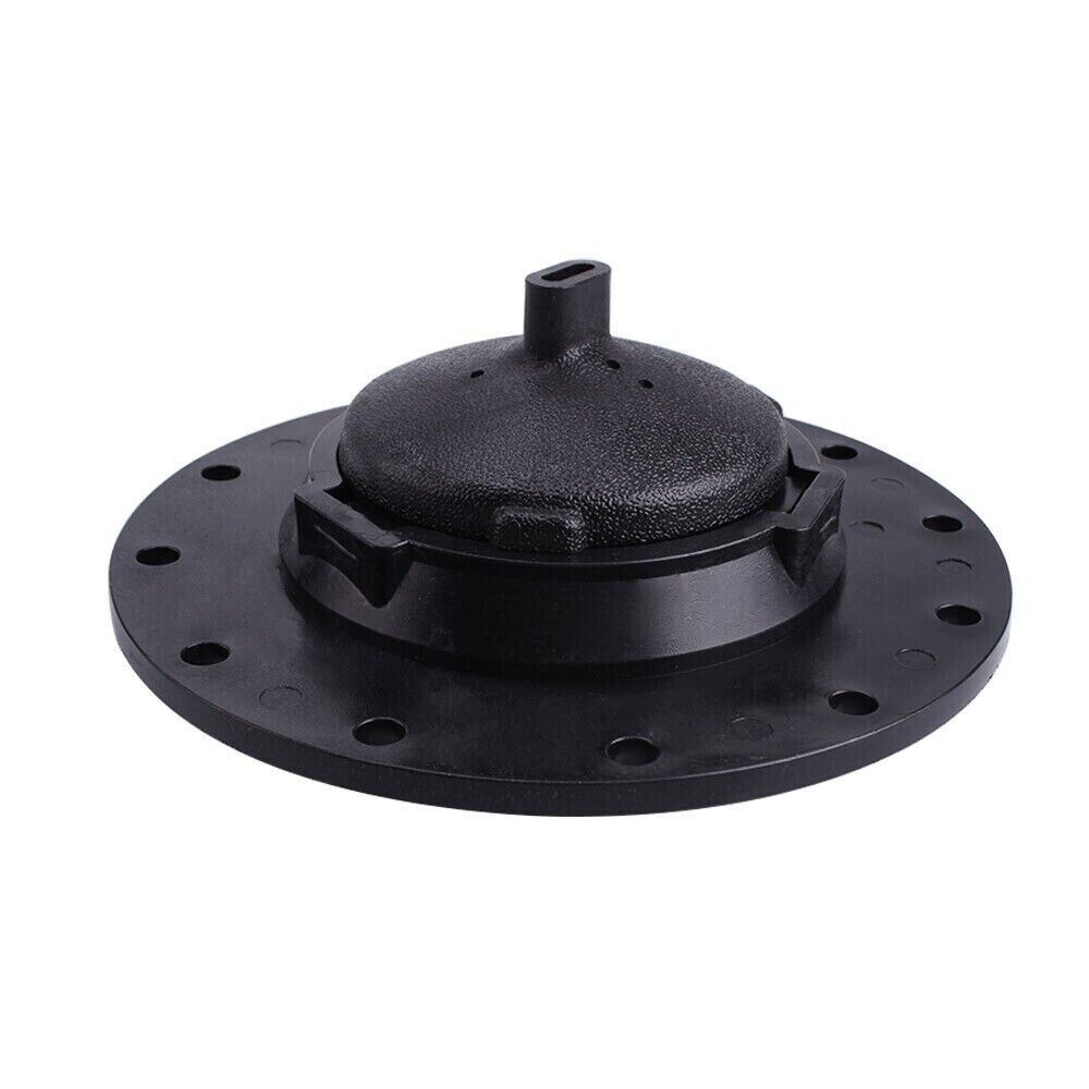 Jack Spania Racing replacement fuel cell gas tank filler cap with filler plate and fittings for engine fuel system.