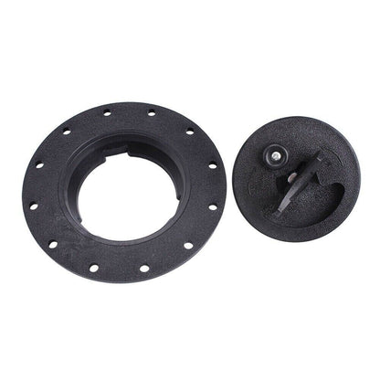 Jack Spania Racing replacement fuel cell gas tank filler cap, filler plate, and fittings for engine fuel system.