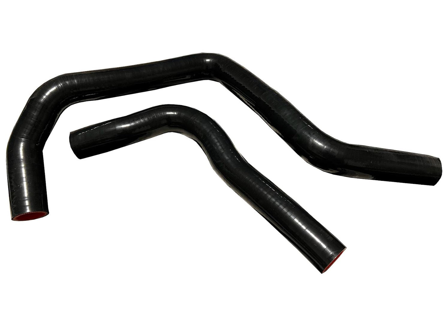 Jack Spania Racing B Series coolant radiator hose for Honda Civic EK engine, made of durable rubber for reliable cooling system connection.