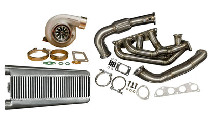 K Swap K Series K20 K24 Turbo Sidewinder Manifold Intercooler GT35 T3 .82 EG EK - Jack Spania Racing