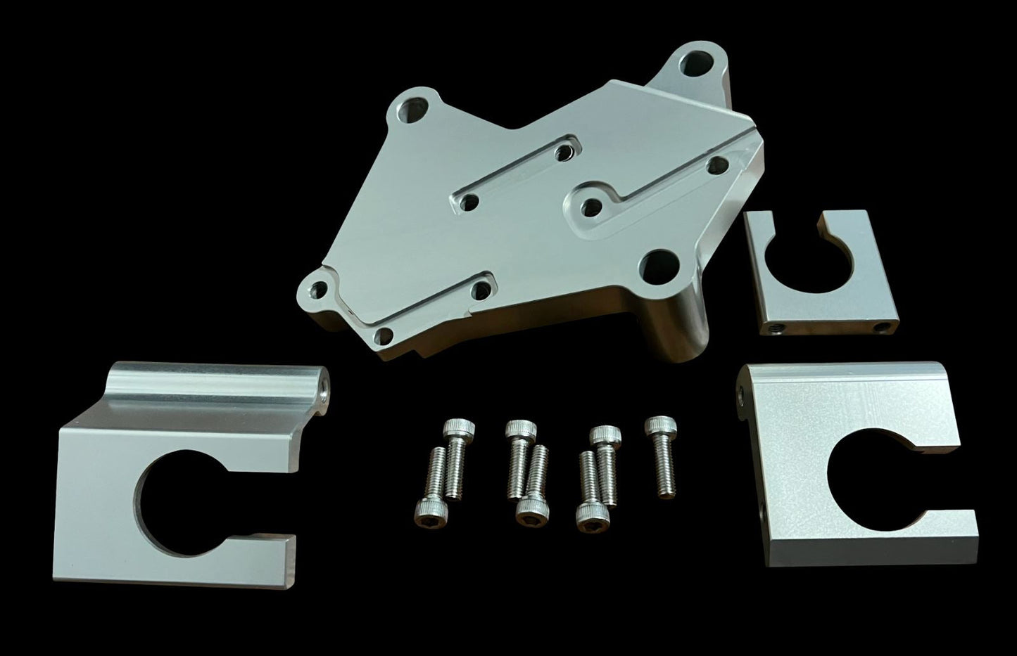 Jack Spania Racing billet J Series shifter cable transmission trans bracket for J Swap CL TL V6 6-speed vehicles.