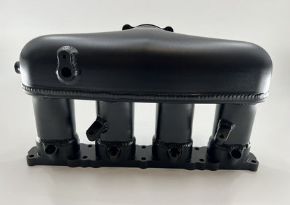 Intake manifold for VW Audi 1.8T and 2.0T engines, EA888 Gen 3, by Jack Spania Racing, shown on engine part.
