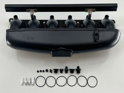 Center feed intake manifold fuel rail for BMW N54 engine, 135i, 335i, 535i E90, by Jack Spania Racing, automotive engine part