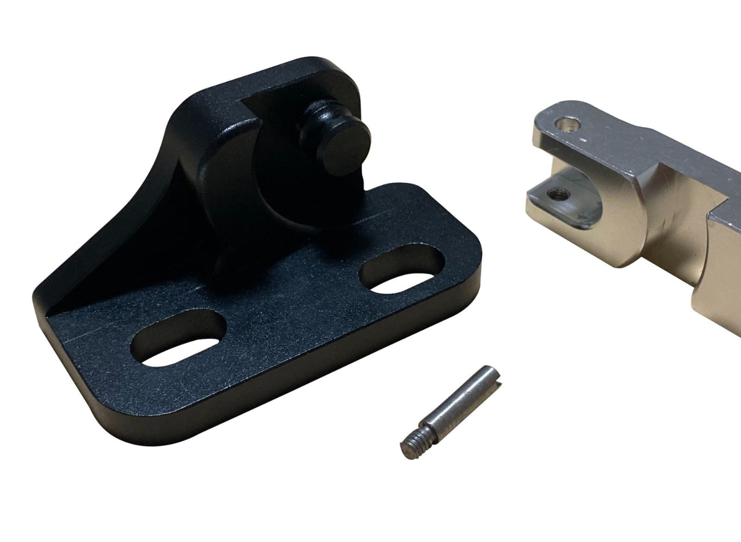Billet aluminum quick hood hinge release latch for Honda Acura RSX engine bay, by Jack Spania Racing.