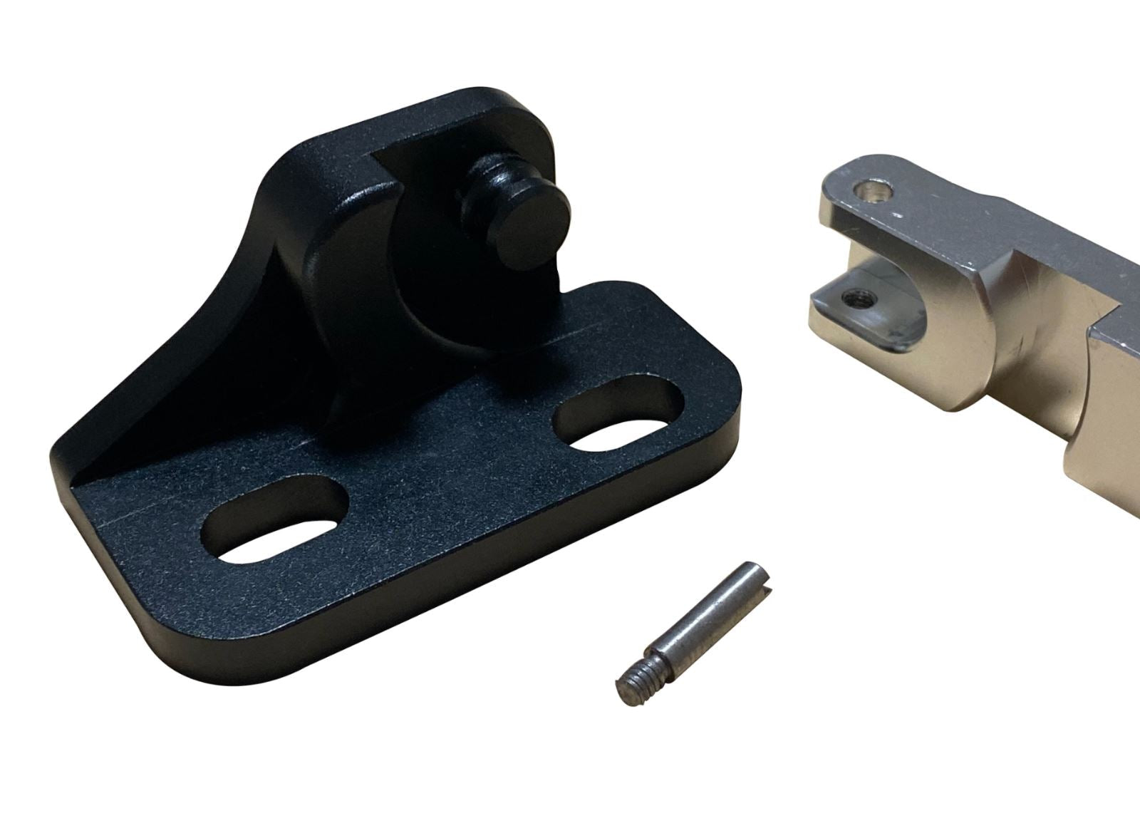 Billet aluminum quick hood hinge release latch for Honda Acura RSX engine bay, by Jack Spania Racing.
