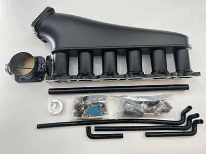 RB25 RB25DET Intake Manifold Fuel Rail Throttle Body 90mm GTR Skyline TB Swap US