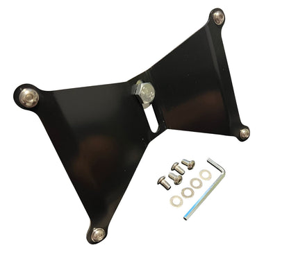 Jack Spania Racing license plate relocate kit bracket for Subaru, Scion, BRZ, FR-S, and FRS bumper exterior installation.