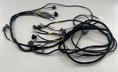 Honda Acura EK 96-01 front end headlight wire tuck harness by Jack Spania Racing, designed for blinkers and engine wiring.