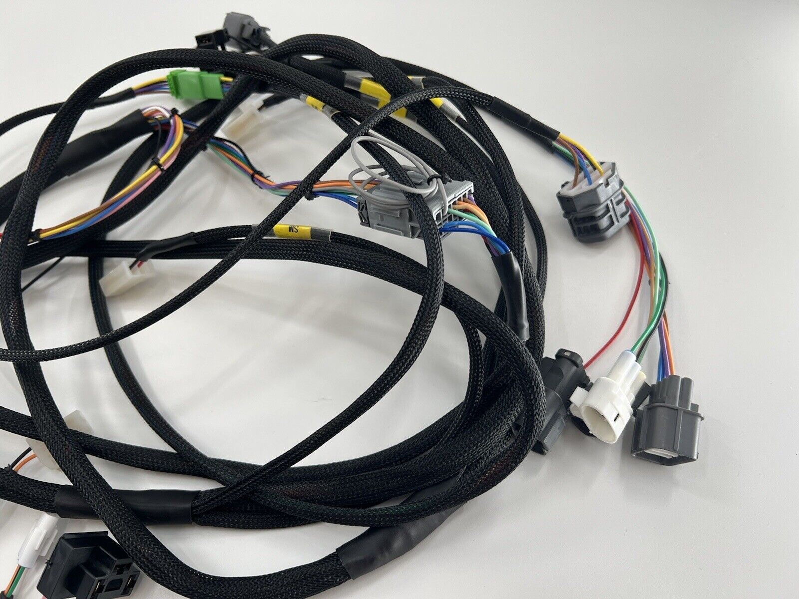 Honda Acura EG front end headlight wire tuck harness for blinkers, compatible with 92-95 Civic models by Jack Spania Racing.