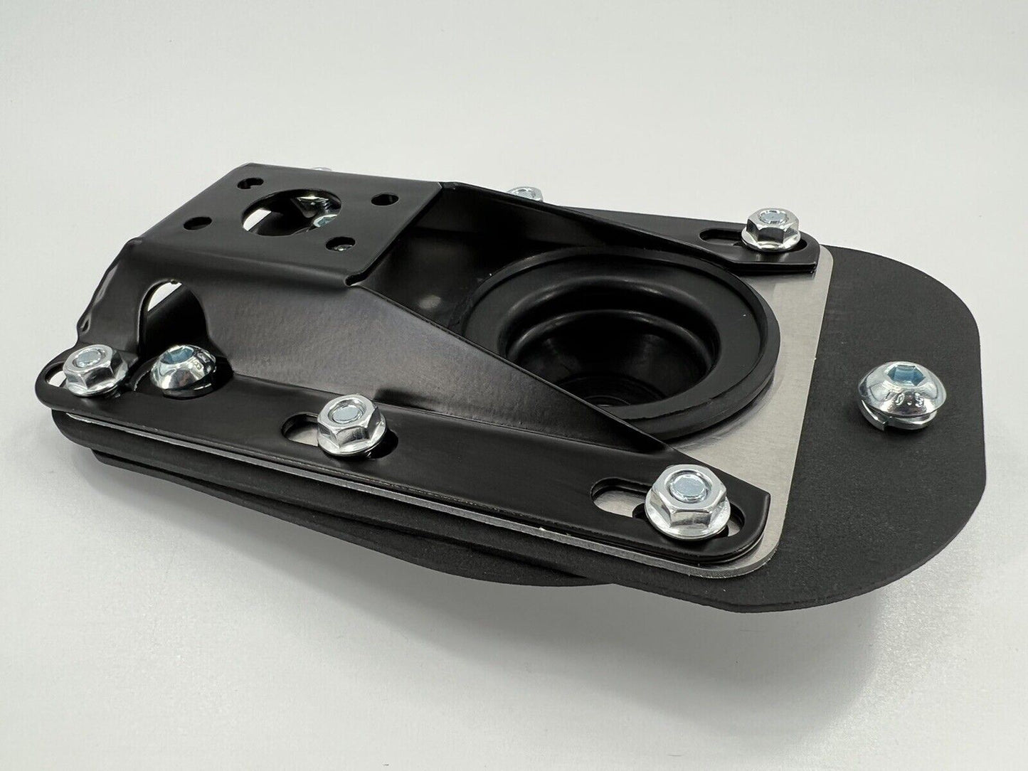 Jack Spania Racing Direct Fit Plate Gearbox for BMW E30, E36, E46, E8X, E9X models, bolt-on engine parts for Coolerworx IRP.
