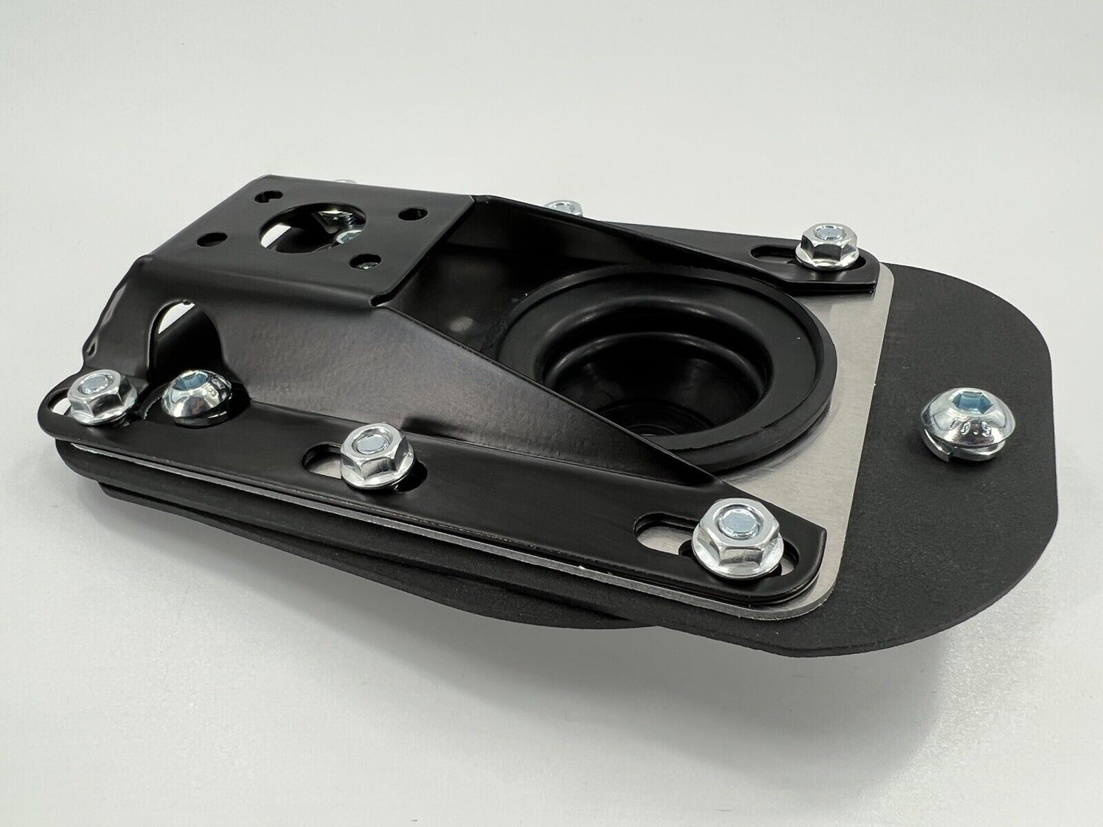 Jack Spania Racing Direct Fit Plate Gearbox for BMW E30, E36, E46, E8X, E9X models, bolt-on engine parts for Coolerworx IRP.