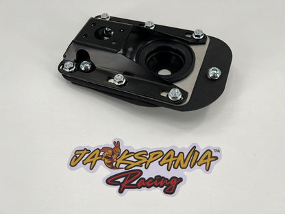 Jack Spania Racing direct fit plate gear for BMW E30, E36, E46, E8X, and E9X models, bolt-on engine part for Coolerworx IRP gearbox