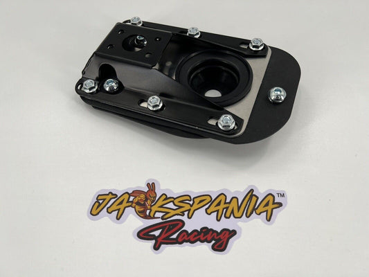 Jack Spania Racing direct fit plate gear for BMW E30, E36, E46, E8X, and E9X models, bolt-on engine part for Coolerworx IRP gearbox