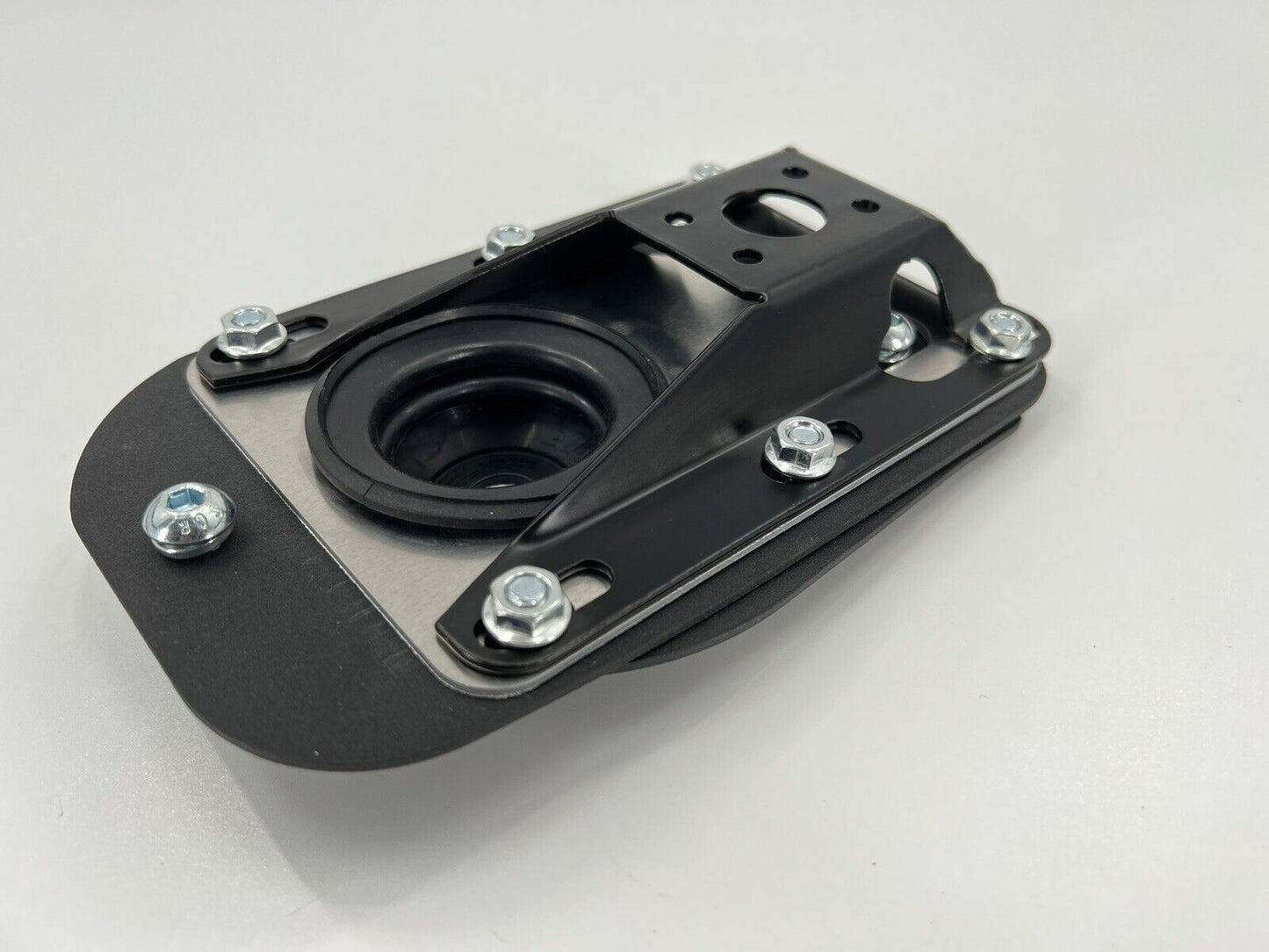 Jack Spania Racing direct fit gearplate for BMW E30, E36, E46, E8X, E9X models, bolt-on gearbox part for Coolerworx IRP.