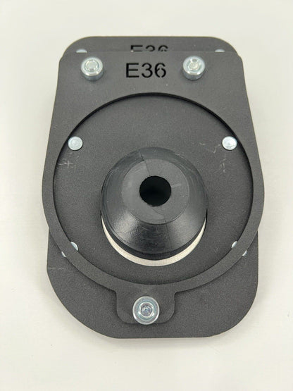 Jack Spania Racing Direct Fit Plate Gearbox for BMW E30 E36 E46 E8X E9X models, bolt-on engine part for Coolerworx IRP transmissions.