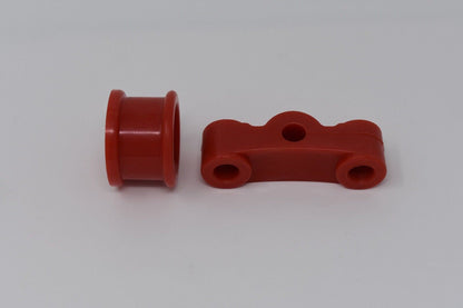 Jack Spania Racing polyurethane B Series shifter bushings for EG, EK, Si, and Type R suspension applications.