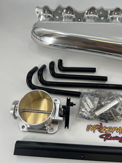 RB26 RB26DET Intake Manifold Fuel Rail Throttle Body 90mm
