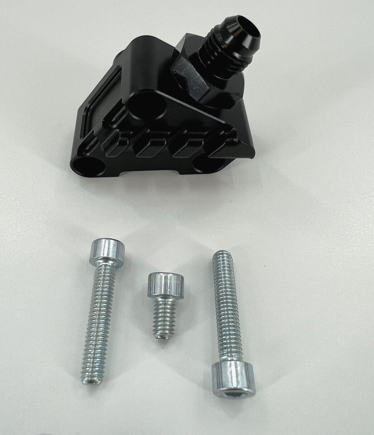 Jack Spania Racing K Series K20 K24 power steering line tuck fitting adapter for engine performance and maintenance.