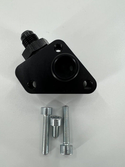Jack Spania Racing K Series K20 K24 power steering line tuck fitting adapter for engine upgrade or repair.