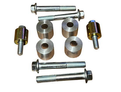 Honda CR-V 02-06 trailing arm spacer kit from Jack Spania Racing, showing suspension parts on a white background.