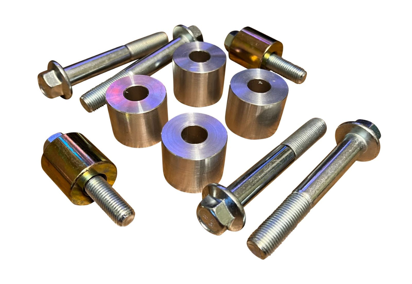 Honda CR-V 2002-2006 trailing arm spacer kit by Jack Spania Racing, suspension parts for improved alignment and handling.