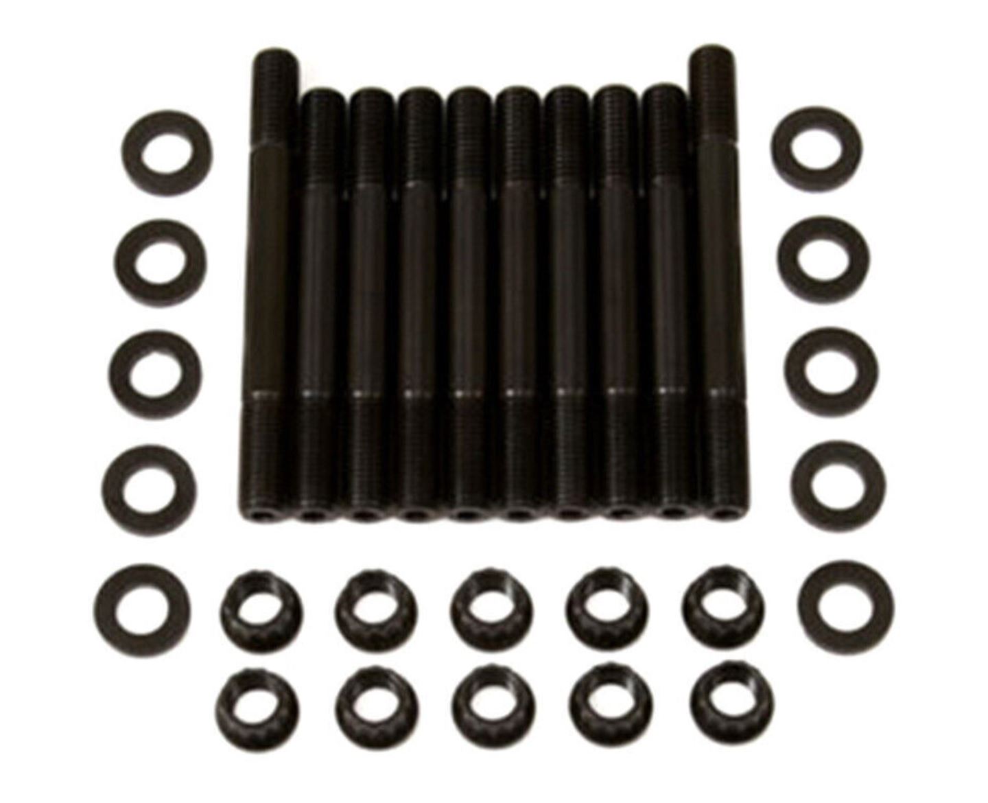 Engine main stud kit for Honda Civic CRX Del Sol B16A B16A2 B16A3 B16 B Series from Jack Spania Racing, showing metal engine hardware.