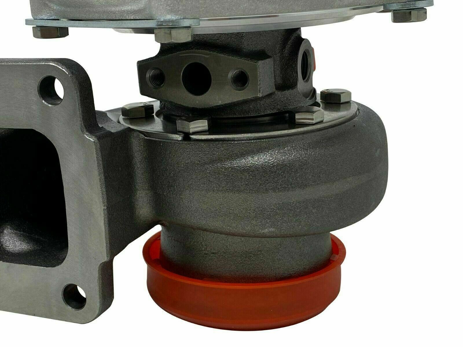 Jack Spania Racing GTX3582R GT35 T4 .82AR turbine housing with dual ceramic ball bearings for turbocharged engines.