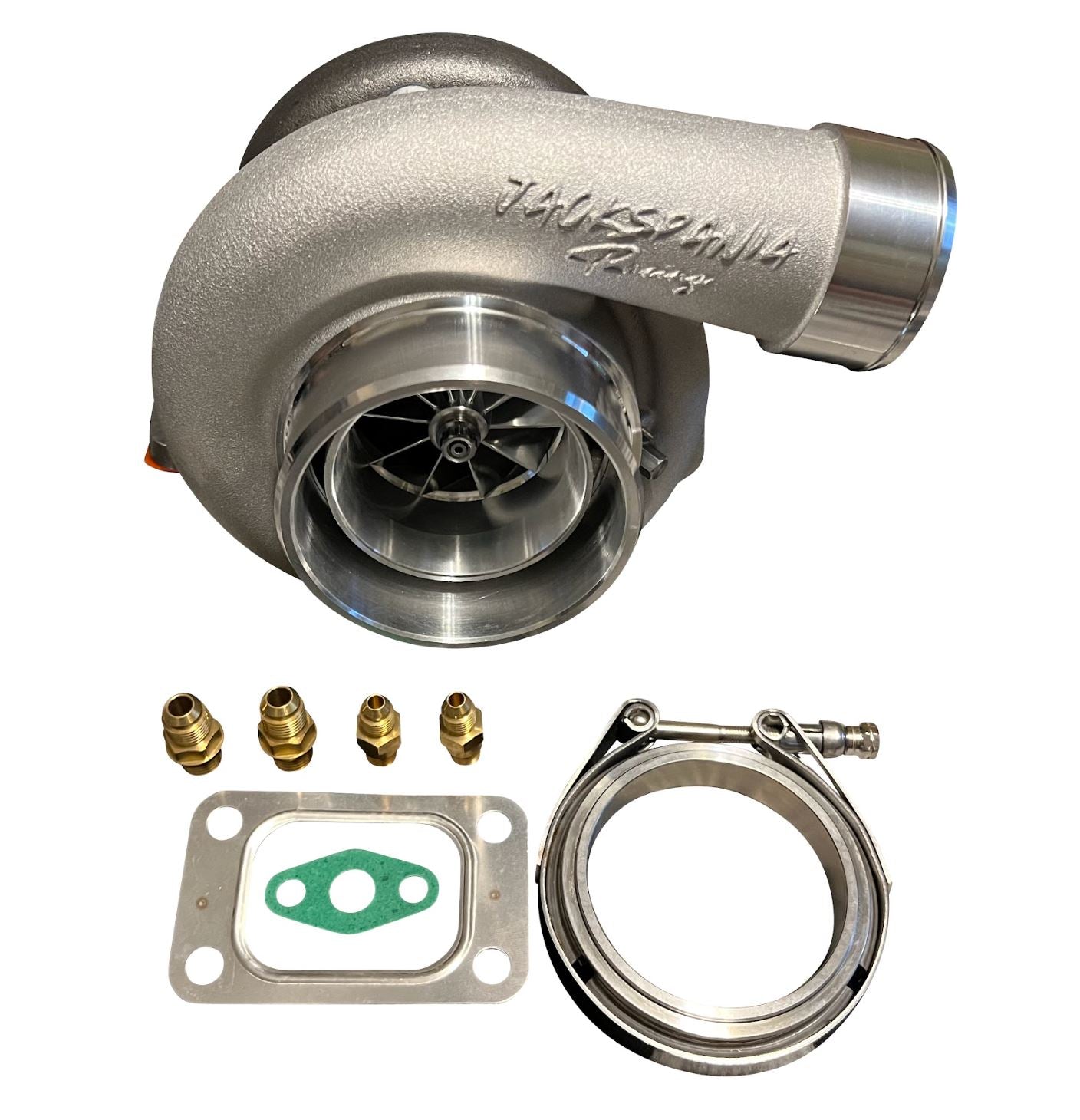 Jack Spania Racing GTX3582R GT35 turbocharger with T3 T4 turbine housing, dual ceramic ball bearings, engine parts