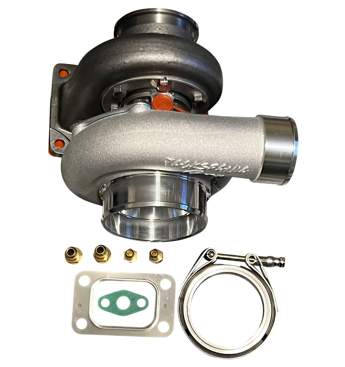 GTX3582R GT35 T3 T4 turbocharger with 0.63AR 0.82AR turbine housing and dual ceramic ball bearings by Jack Spania Racing